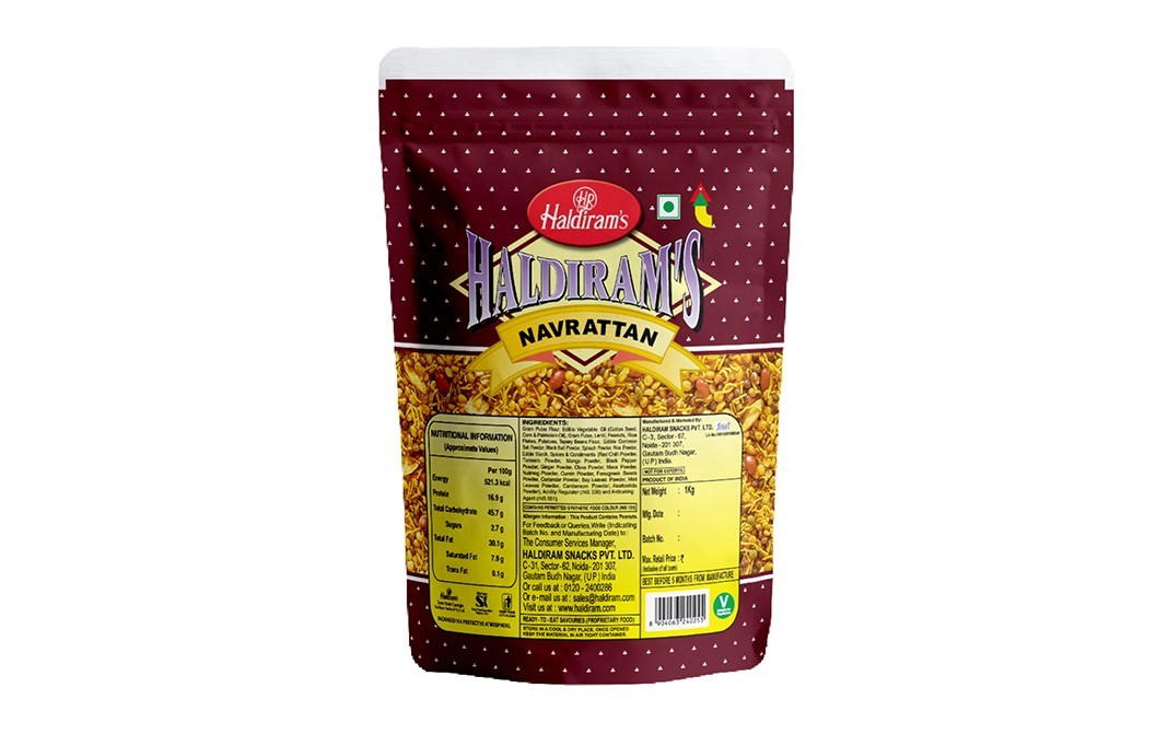 Haldiram's Navrattan    Pack  1 kilogram
